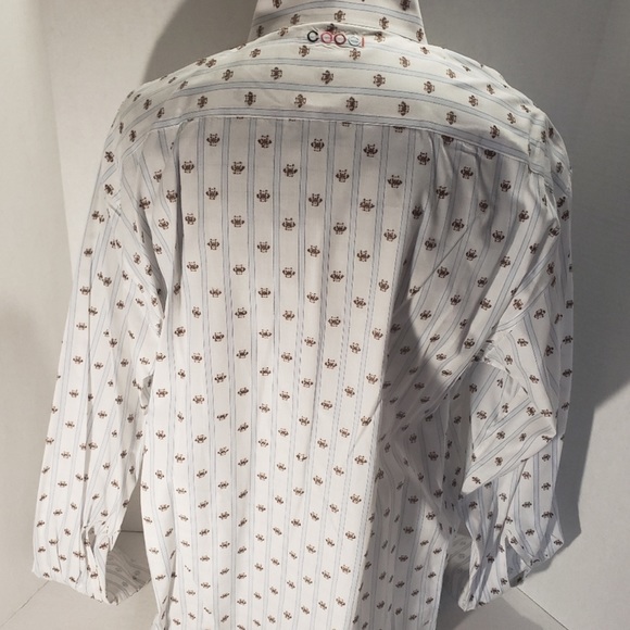 Men's COOGI LS Button Up Shirt w/Cufflinks - Picture 2 of 5